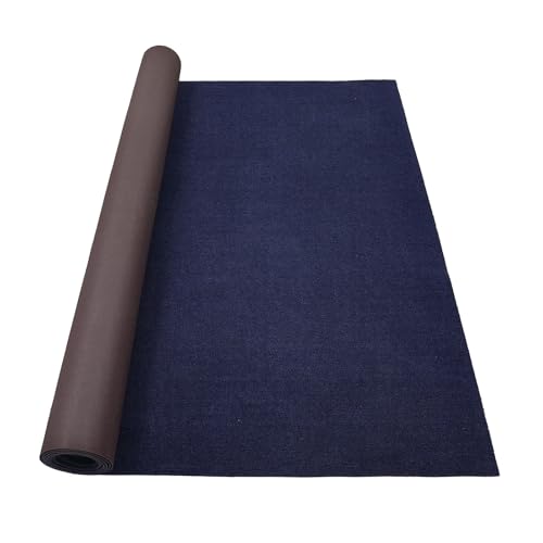 Garvee Bootsteppich 1,8 x 4 m Marineteppich Blau - Wasserdichter Outdoor Teppich mit rutschfester TPR-Rückseite - UV-beständiger Bodenbelag für Boot, Deck, Ponton und Terrasse