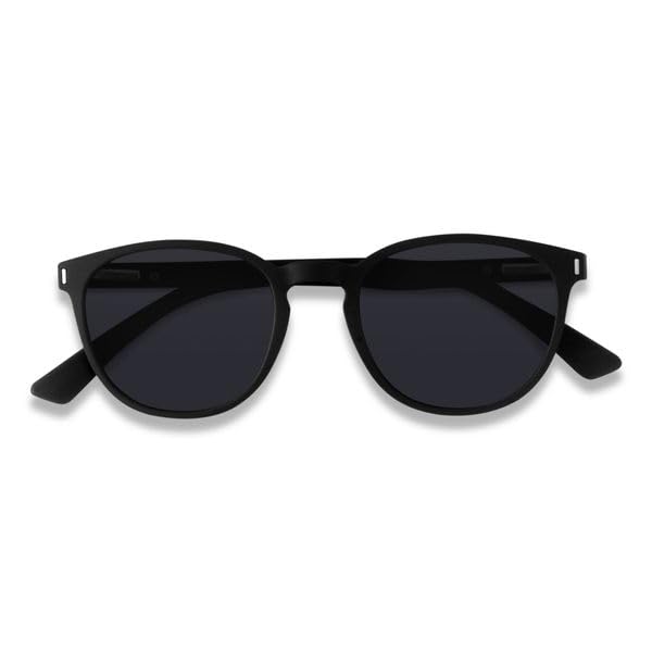 Woggles |Full Rim Round Branded Latest and Stylish Sunglasses |Polarized and 100% UV Protected |Unisex | Medium |Lens: Green, Frame: Black