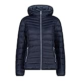 Sostenibile CMP Damen Woman Jacket Fix Hood Coat, Black Blue, 40 EU