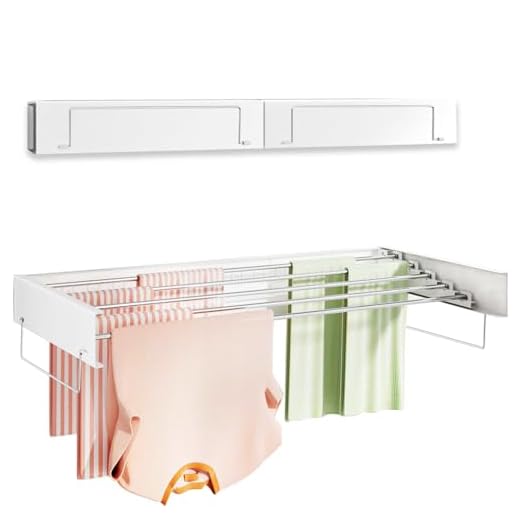 Foldable Wall-Mounted Clothes Drying Rack
