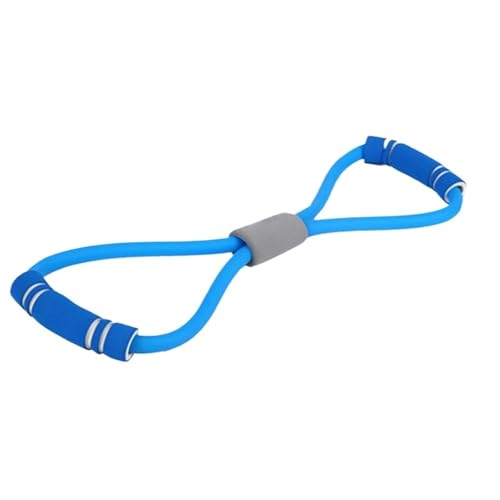 Banda de resistencia Bandas de resistencia con espuma for deportes en casa, accesorios de Yoga y Fitness, cuerda de tracción de goma, equipo de gimnasio for entrenamiento y ejercicio for mujeres(Blue)