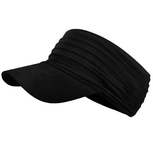 Image of Sports Sun Visor for Men Women UV Protection Lightweight Packable Stretchy Hats for Running, Tennis, Golf