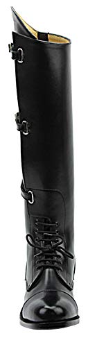 Mens Man Crown Field Horse Riding Boots Stylish Fashion Equestrian Black2