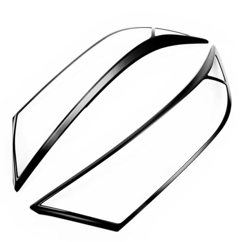 Cadre de phare avant noir mat pour Toyota RAV4 2019-2024