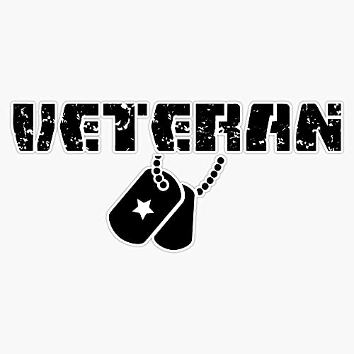 HOF Trading Veteran Veteran Veteran Vinyl Sticker Waterproof Decal Laptop Wall Window Bumper Sticker 5