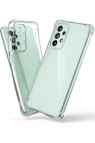 Samsung Galaxy A73 ile uyumlu ile Uyumlu Kapak Köşe Korumalı AirBag Antishock Şeffaf Silikon Kılıf