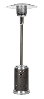 Patioflare Patio Heater 46,000 BTU, Mocha and Stainless