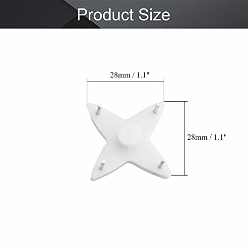 Image of Bettomshin Hardwall Hanger for Hardware, Fasteners & Hooks Wall Mount Non-Mark Hook Picture Photo Frame Hangers, 50Pcs