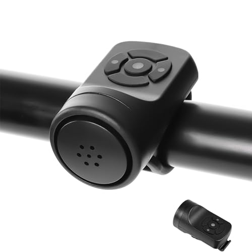 GoodTool 120DB Loud Electric Bike Horn IPX4 Waterproof & Rechargeable Bike Bell with 4 Sound Modes Safety Bicycle Accessories for Mountain Bike Road Bike and Commuting