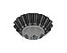 Kitchen Craft Non-Stick Mini Fluted Tart Pan, Black