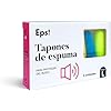 DEITERS – Eps! Tapones de Oídos Espuma Discret 6 Unidades, Talla L, Tapones Reutilizables y Moldeables, para Dormir Bien, Cancelación de Ruido, contra Ruidos Fuertes, Protección Auditiva