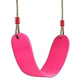 ❤️【Cuerdas Ajustables en Altura】El asiento del columpio está equipado con una cuerda resistente y duradera de altura ajustable, el columpio es muy estable y sin duda podría soportar incluso a hombres adultos.