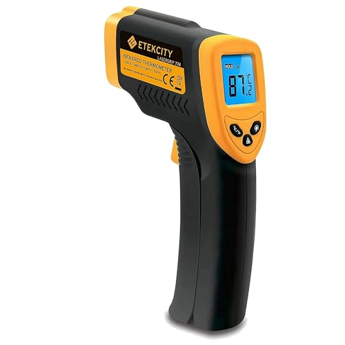 Etekcity Termometro Infrarossi Digitale, Pistola Laser Senza Contattato -50°C ~ 380°C con Display...