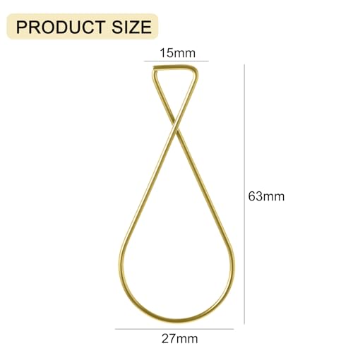 Crochets de plafond dorés Sratte métalliques pour faux plafond - 4