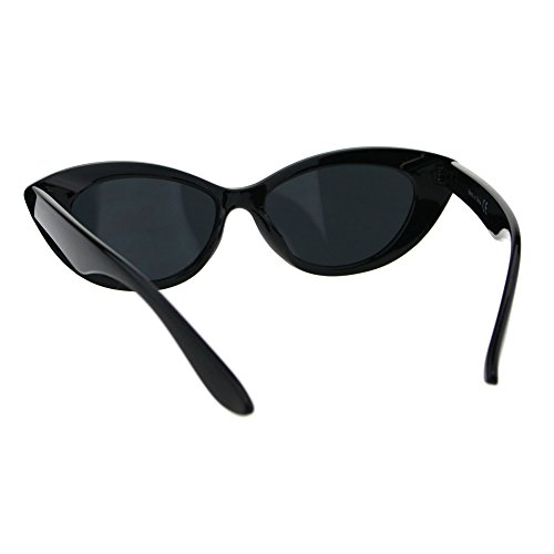 Womens Mod Plastic Cat Eye Retro Gothic Trendy Sunglasses4