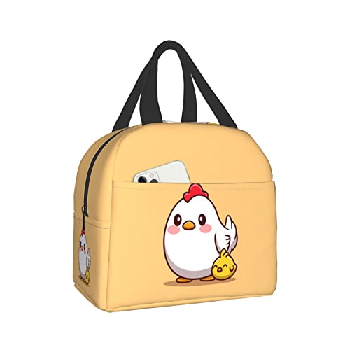 Chick Fil a Box Lunch Cost: Affordable Insulated Lunch Bags for Kids 2 Insulated Lunch Bag Reusable Lunch Box, Cooler Lunch Tote Bag for Women Men Picnic Office Work, Kawaii Chicken