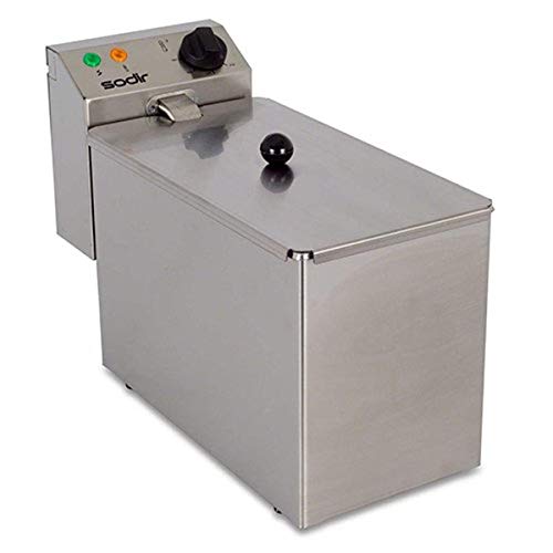 Equipex RF5S Sodir 10-Pound Commercial Countertop Fryer, Stainless Steel, 120V, ETL