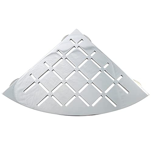 Étagère de douche d'angle en acier inoxydable poli pour salle de bain zen - 3