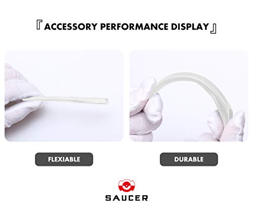 Image of SAUCER Replacement Rubber Earsocks Temple Sleeve Rubber Kit for Oakley Radar EV Advancer | Path(AF) | Pitch | Sunglass