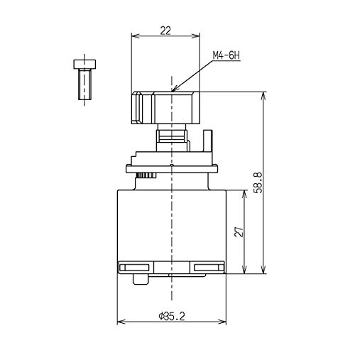 Amazon | TOTO:TKN34型用バルブ部(上げ吐水用) ＜THF7-1＞ 型式:THF7-1