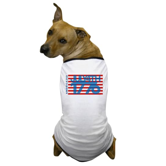 Camiseta para perro 4 de julio CafePress