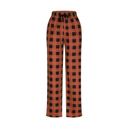 Mens Christmas Pajama Pants Sleepwear Lounge Pants Drawstring Elastic Lightweight Straight Leg Pj Pants with Pocket2