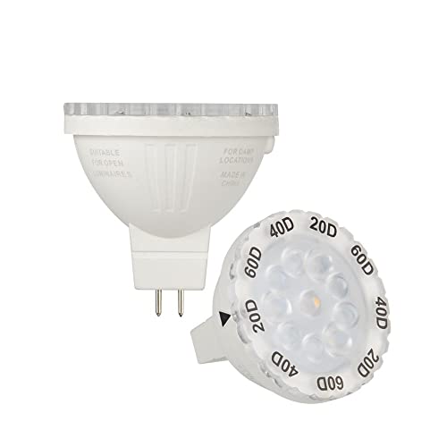Image of VOLT 12V Cast Brass Up /Down Outdoor Sconce & Lanai Light (Bronze) with 5W 2700K Warm White LED MR16 Bulbs for Low Voltage Landscape Lighting