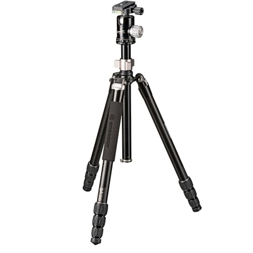 Bresser BX-25 Pro - Trípode para fotografía (con Cabezal de Bola y función monopié, Carga máxima de 15 kg)