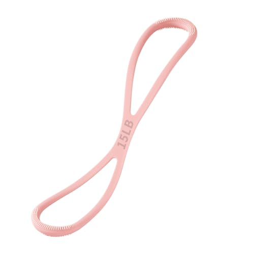 8 Shape Resistance Band, Heavy Duty 8 Shape Silicone Exercise