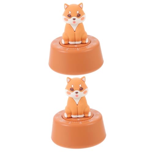 TOPBATHY 2 Piezas Temporizador de Cocina Ruidoso Kitchen Timer cronometros Deportivos Lavavajillas Signo Limpio Sucio Diez cronógrafo Temporizador mecánico de Cocina recordatorio de
