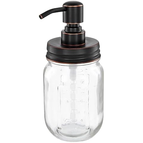 ALTGLAS Vintage Mason Jar Soap Dispenser Cover