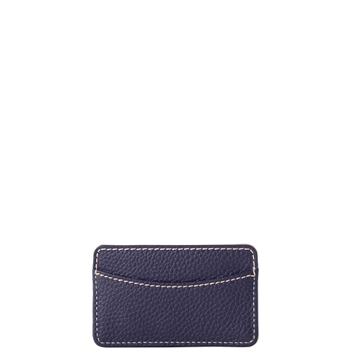 Dooney & Bourke Wallet, Pebble Grain Business Card Case Wallet - Blue