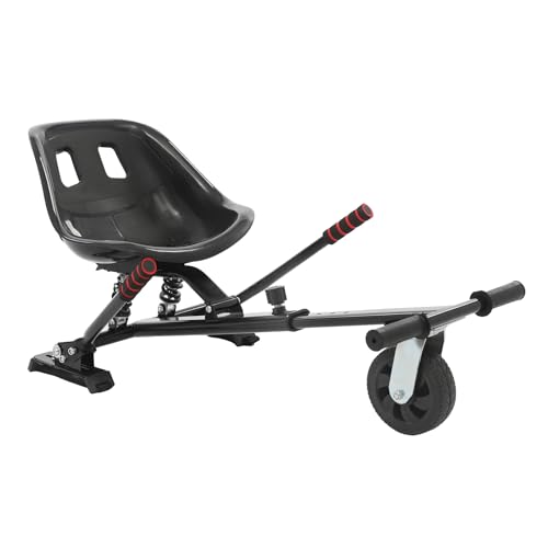 Hoverboard Asiento ajustable para scooter de equilibrio automático con neumáticos delanteros para hoverboards de 6,5 '-10', accesorios universales para karts y kit de reequipamiento para niños y