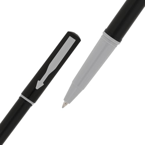 Parker Beta Neo Chrome Trim Ball Pen | Blue Ink | Black Body Color | Ballpoint Pen For Smooth Writing | Ergonomic Design, Write With Confidence Anytime, Anywhere