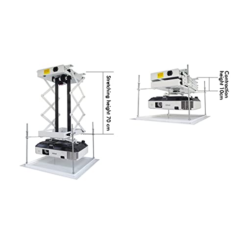 Ascenseur de projecteur motorisé 100 cm avec télécommande sans fil pour montage plafond