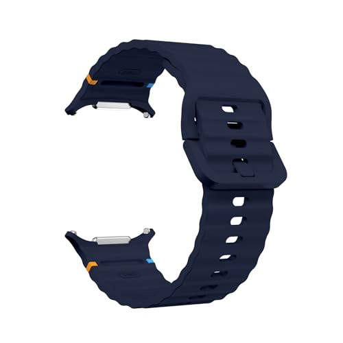 [PLYYQZM] �E�F�[�u�X�^�C�� �V���R���X�g���b�v .Sam su ng �ɍ��� Galaxy Watch Ultra 47MM�u���X���b�g���ԂȂ� �J�[�u�G���h �����p�o���h�ɓK�p(Midnight Blue)
