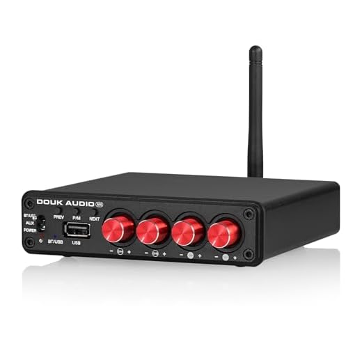 HiFi Bluetooth 5.0 Digital Power Amplifier Stereo 2/4 Channel Audio Amp 50W x 4