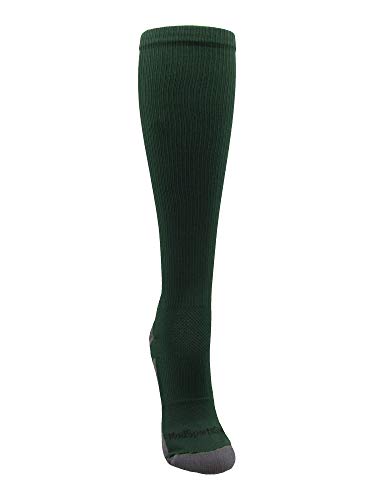 MadSportsStuff Dark Green Player ID Custom Number Over the Calf Socks for Softball Baseball Football Boys and Girls2