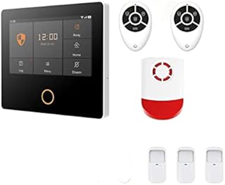 UGPET Wifi Alarm System GSM WiFi Tuya Smart Wireless Home Security Alarm System Built-in Siren Door Window Sensor Kit (Color : Customize Set, Size : E)