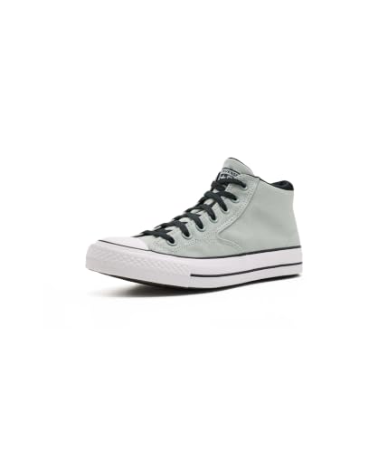 Image of Converse, Unisex, Chuck Taylor All Star Malden Street Mid Top Sneakers, Pavemint /Black /White, Men's 14, Women's 16 Medium