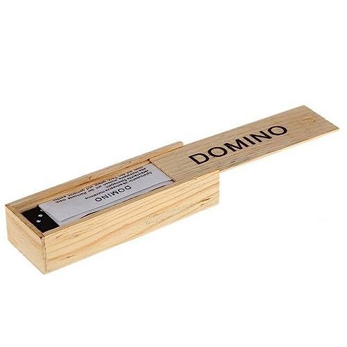 Juego de Domino Negro de Madera 28 Piezas miniatura 6