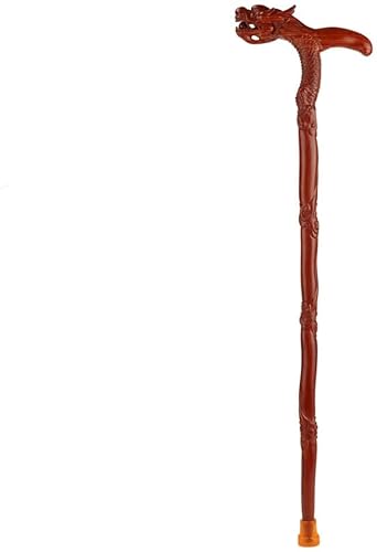 NATWEE Séquoia accroupi Vieil Homme bâton de Marche en Bois Massif Vieil Homme bâton de Marche Robinet en Bois de Santal Rouge bâton de Marche en Bois Cannes pour Hommes et Femmes It's So Kind of You