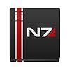 Head Case Designs Officially Licensed EA Bioware Mass Effect N7 Logo Graphics Vinyl Sticker Gaming Skin Decal Cover Compatible With Sony PlayStation 4 PS4 Slim Console and DualShock 4 Controller #1