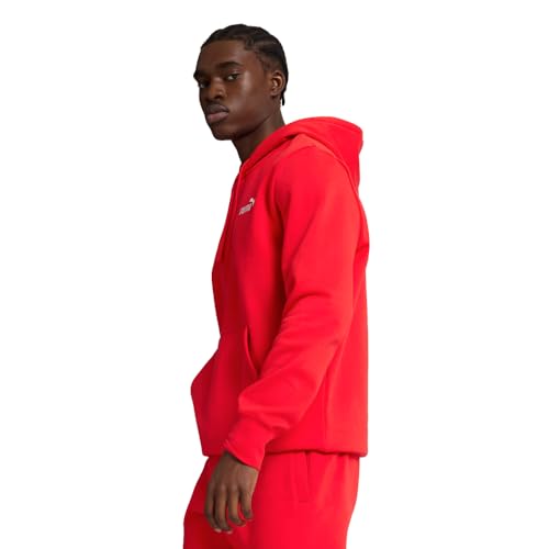 Image of PUMA Mens Essentials No. 1 Logo Hoodie Casual Outerwear Casual - Black