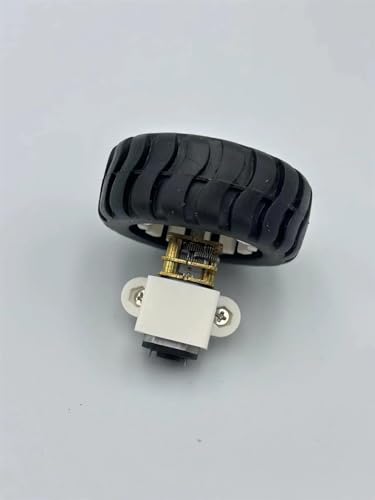 Micro moteur N20 12V 500rpm réducteur avec pneu roue et support de fixation