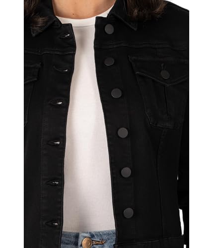 KUT from the Kloth Women's Julia Crop Jacket with Drop Shoulder Regular Waistband3