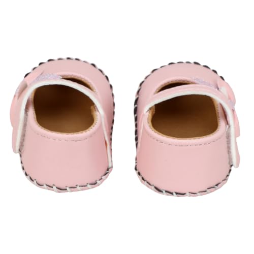 Image of PureSole Baby Girl Ballerina Shoes 6-12 Months | Elegant Party Booties