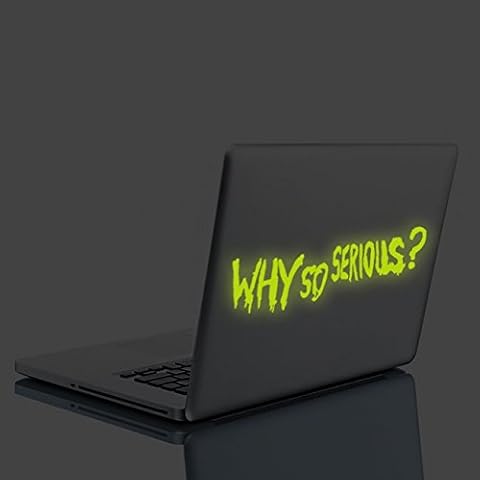 Slaf Ltd. Glowing Vinyl Car Window Decal Joker Quote Cover