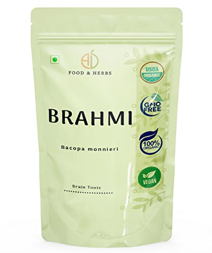 Image of A D FOOD & Herbs Organic Brahmi|Bacoa monnieri Dried Brahmi Leaves (150 Gms)