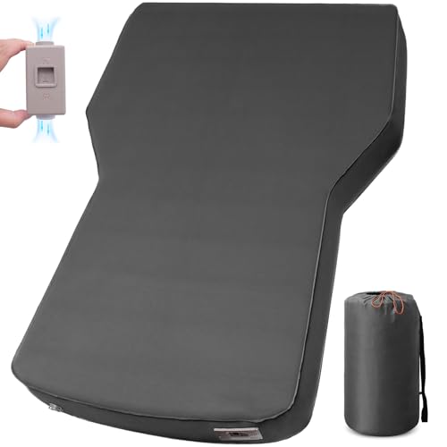 NYECHTO Camping Air Mattress for Tesla Model Y with Built-in Electric Air Pump, 3.93“ Extra Thick Foam Self Inflating Sleeping Pad for Camping, Fast Inflate & Deflate, 9.5 R-Value Car Camping Pads Bed